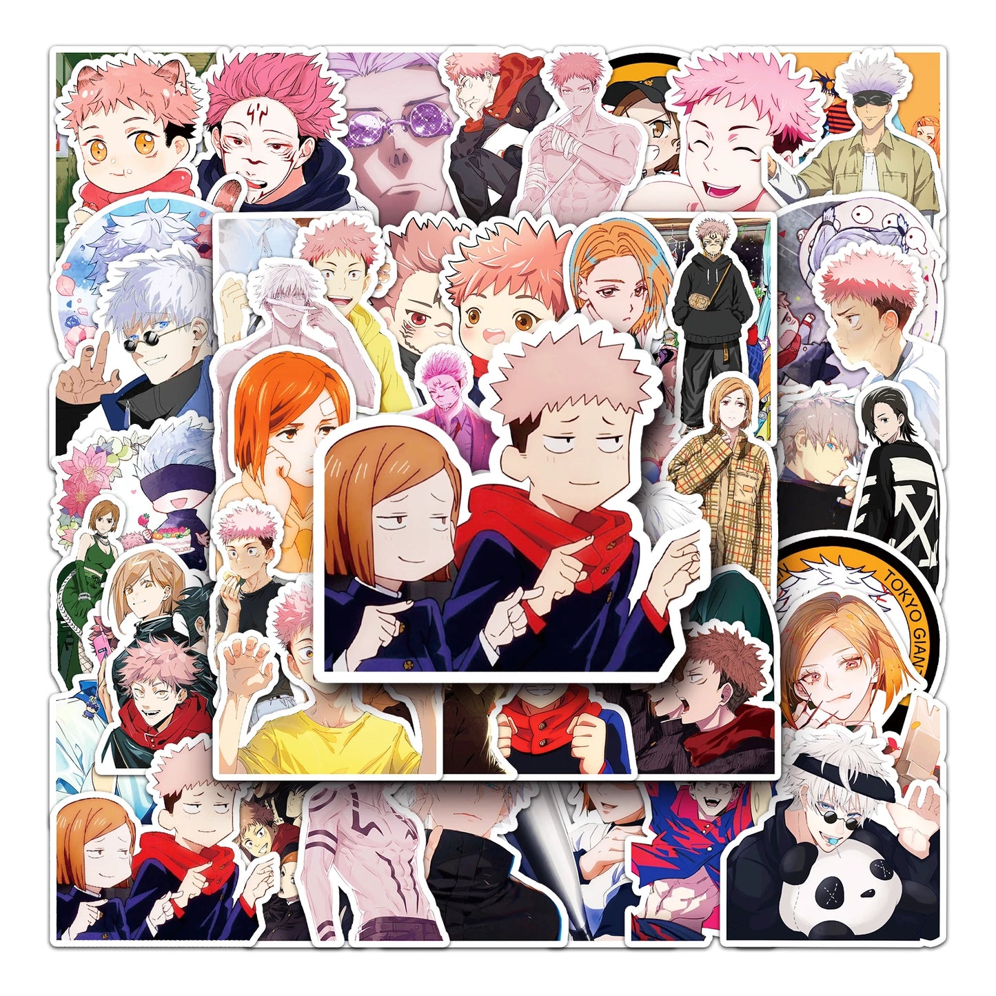 MINISO Jujutsu Kaisen Graffiti Stickers Pack for Laptop, Suitcase, Skateboard