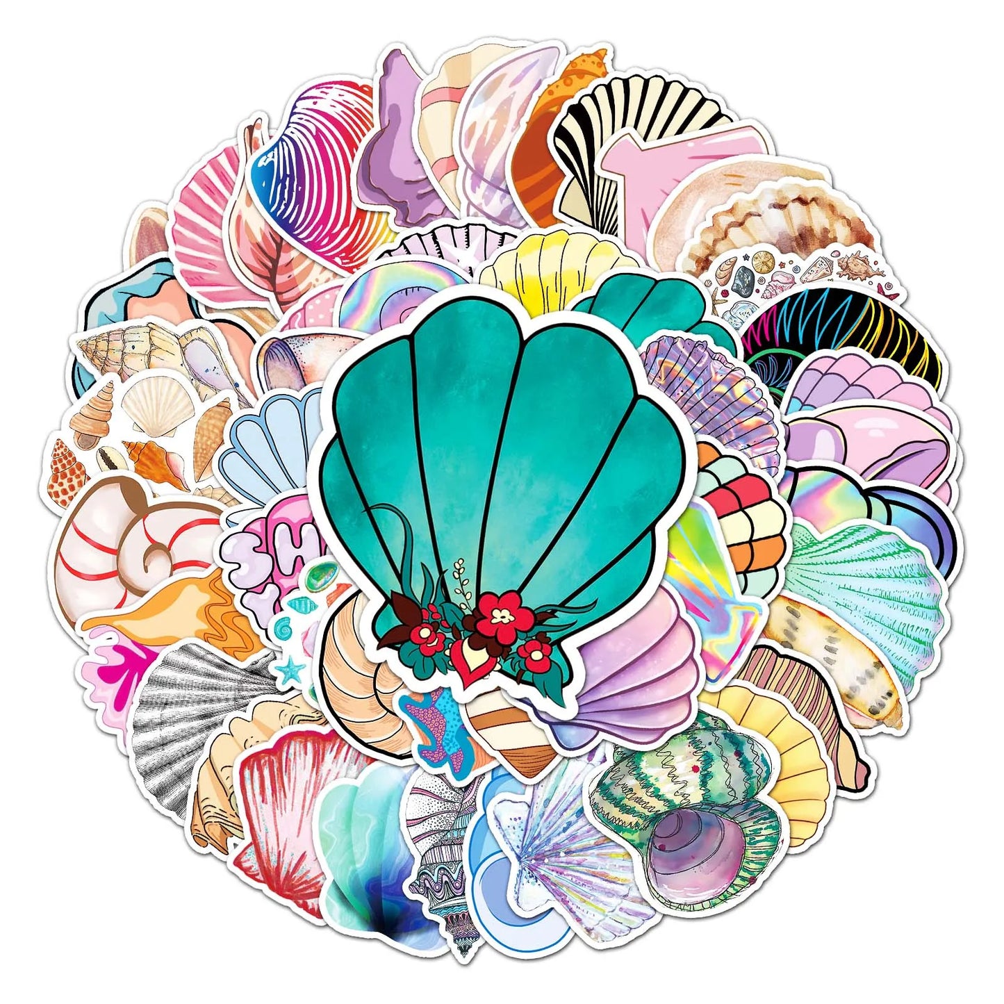 50Pcs Cartoon Waterproof Vinyl Stickers for Skateboard Snowboard