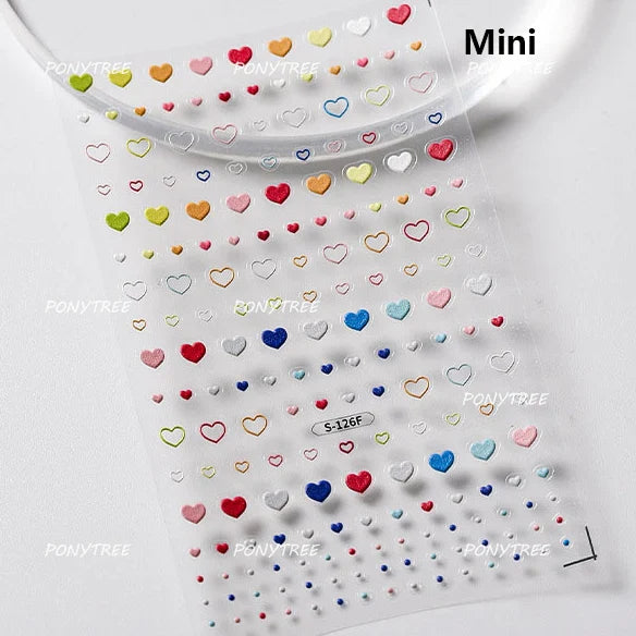 Moon Star Nail Art Stickers - Liquid Lava Decals