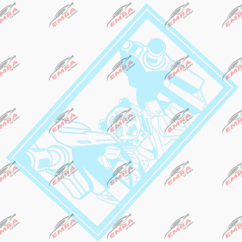 Anime Girl Car Sticker Vinyl Decal Laptop Auto Decor