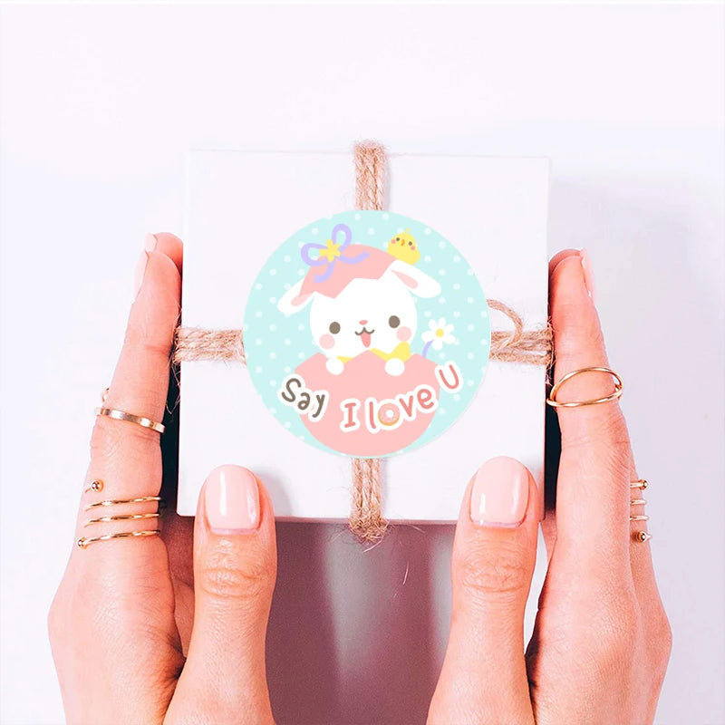 100-500pcs Cute Reward Stickers for Kids Children Kindergarten School Encouragement Students Games Toy Animals Stationery Labels