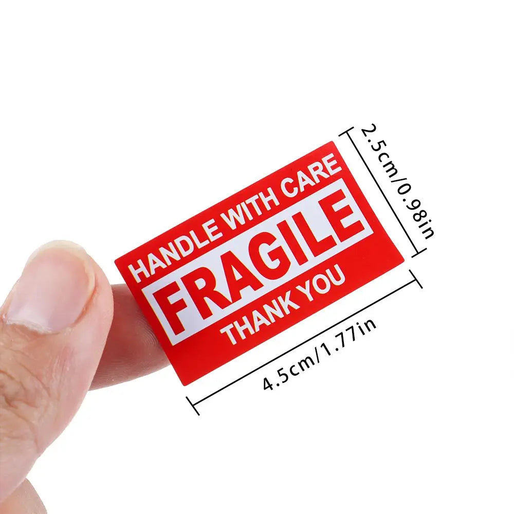 250Pcs/roll Fragile Warning Label Stickers Please Handle With Care Keep Goods Care Shipping Express Adhesive Special Label