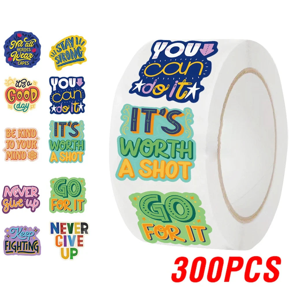 Motivational Stickers for Kids: 100-500pcs Reward Set