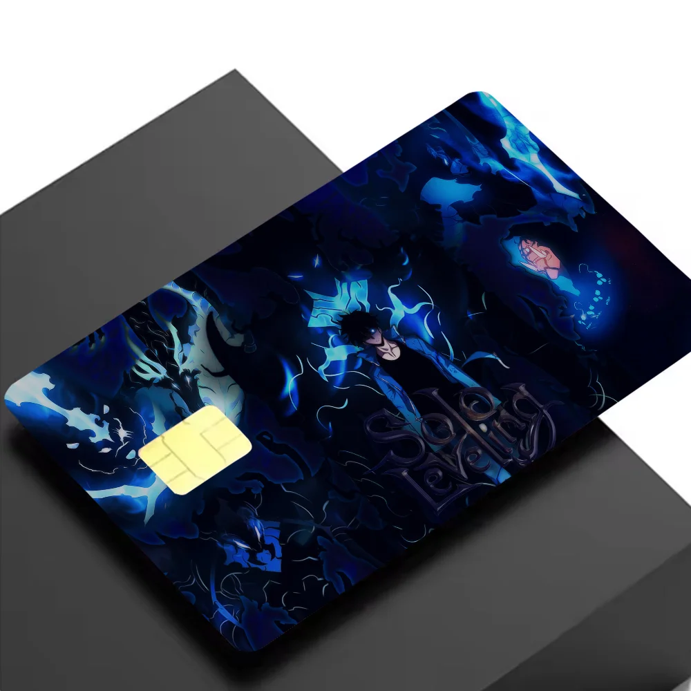 Solo Leveling Anime Card Sticker Case for Chip Cards