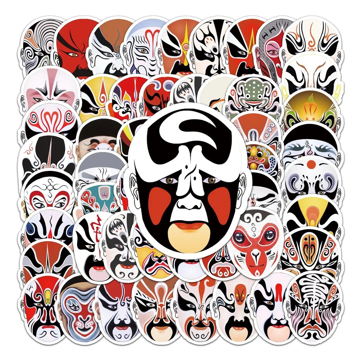 50Pcs Cartoon Waterproof Vinyl Stickers for Skateboard Snowboard