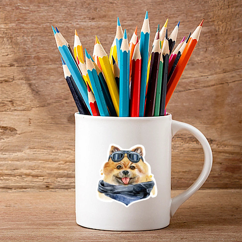 10/30/50/100pcs Cute Pet Dog Sticker Packs Random