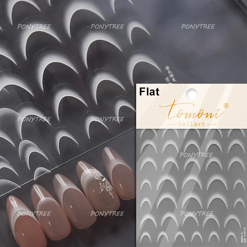 Bronze Arc Lava Nail Art Stickers Wholesale