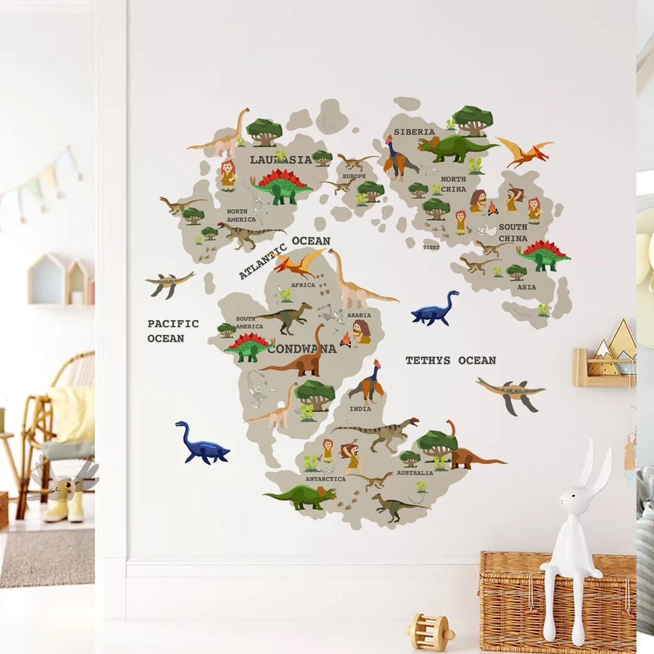 Kids Room Cartoon Animal Wall Stickers Vinyl Decor