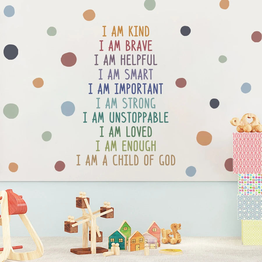 Kids Inspirational Wall Sticker - Motivational Art for Classroom, Playroom, Bedroom Decor
