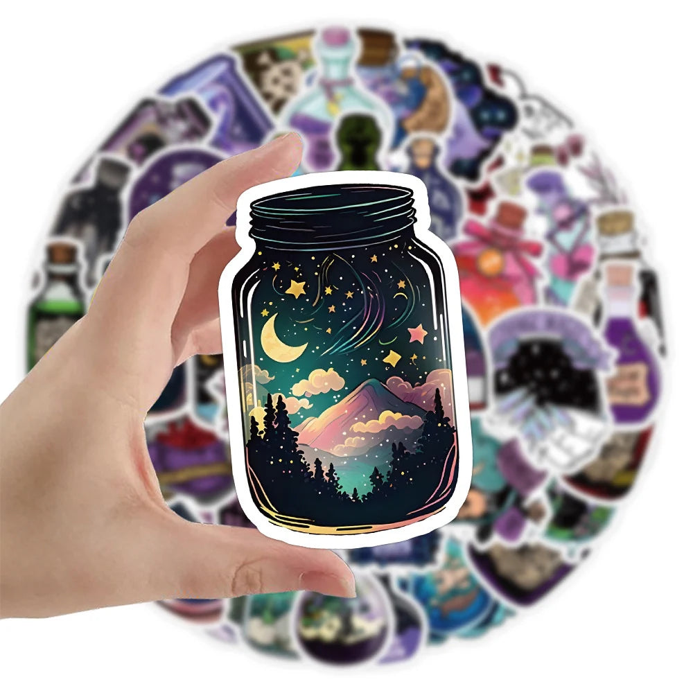 10/30/50pcs Cool Gothic Horror Magic Graffiti Stickers Decals Kids Toys Guitar Laptop Fridge Phone Cartoon Waterproof Sticker