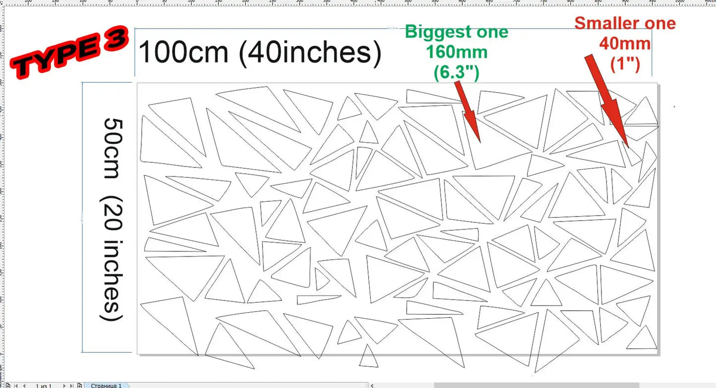 Angular Shape Sticker For Car Motorcycle Sticker Decoration Side Camouflage Kit Wrap Camo Tuning Styling Waterproof Vinyl Decals