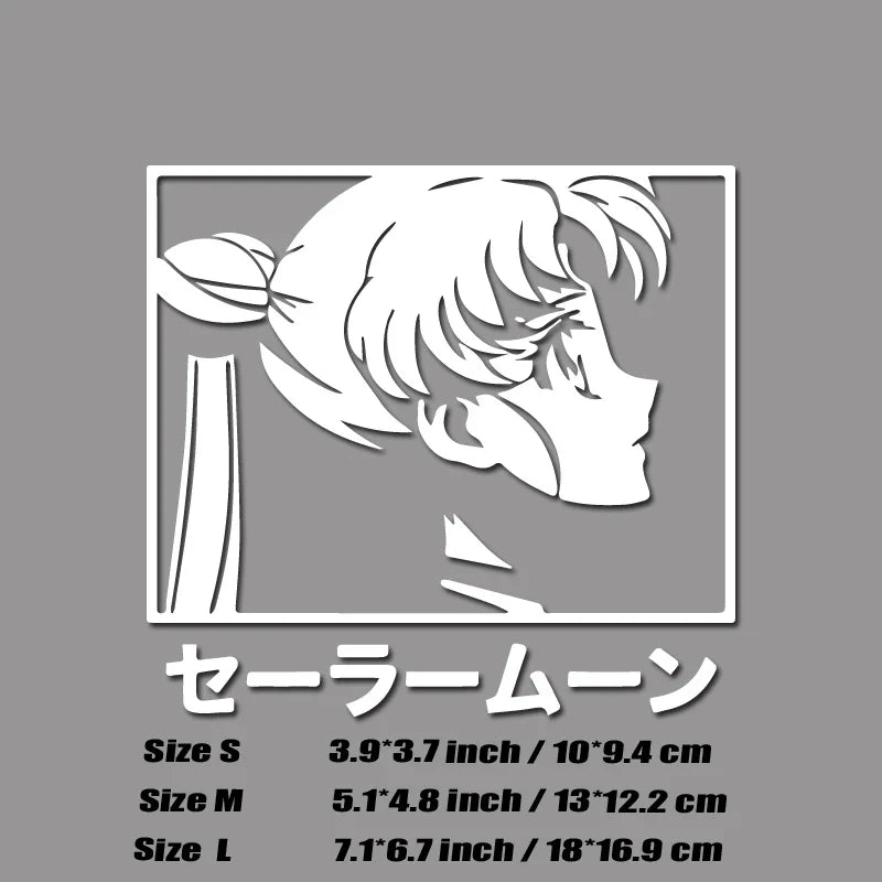 Sailor Moon Anime Car Decal for Women - High Quality