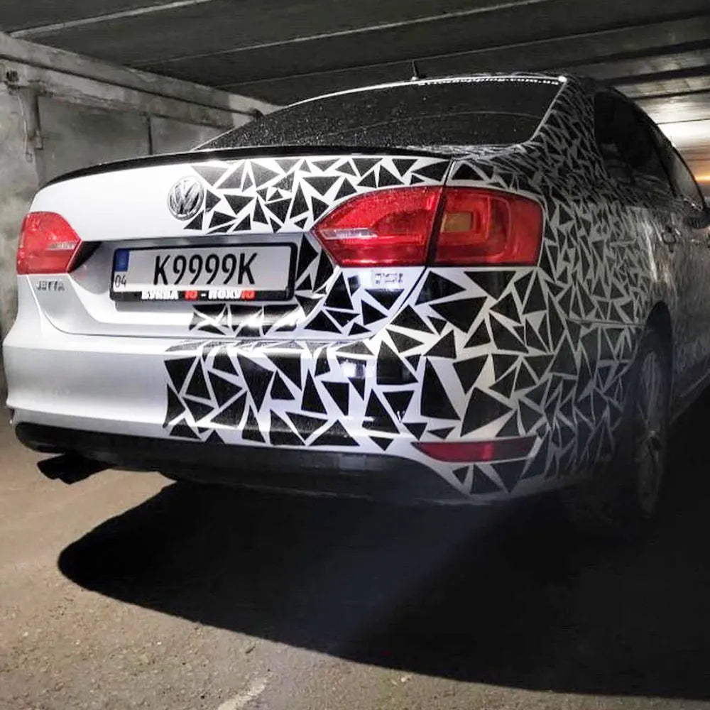 Angular Shape Sticker For Car Motorcycle Sticker Decoration Side Camouflage Kit Wrap Camo Tuning Styling Waterproof Vinyl Decals