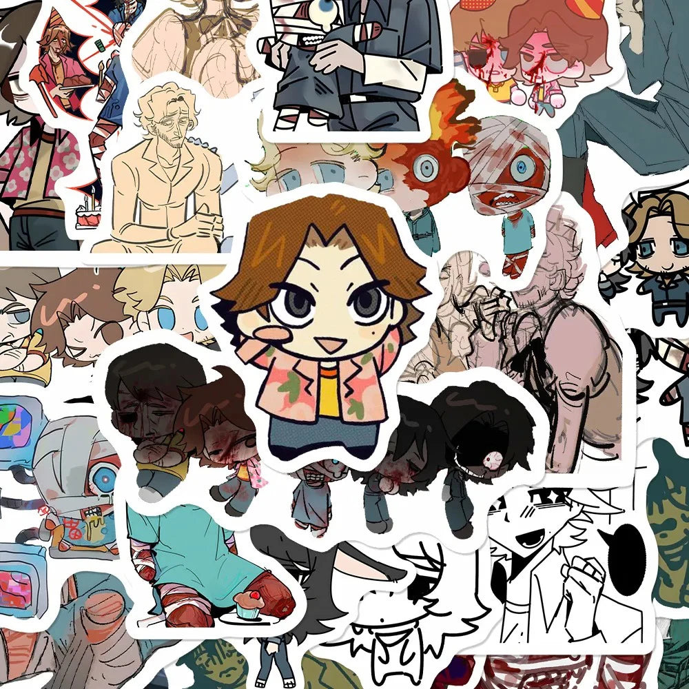 Horror Game Stickers Decals for Laptop Motorcycle Skateboard Suitcase