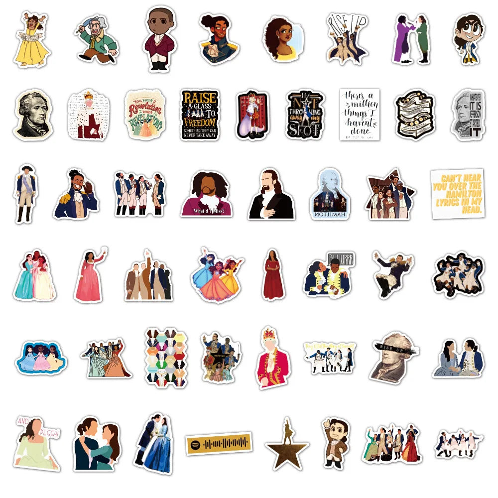 Hamilton Musical Sticker Packs