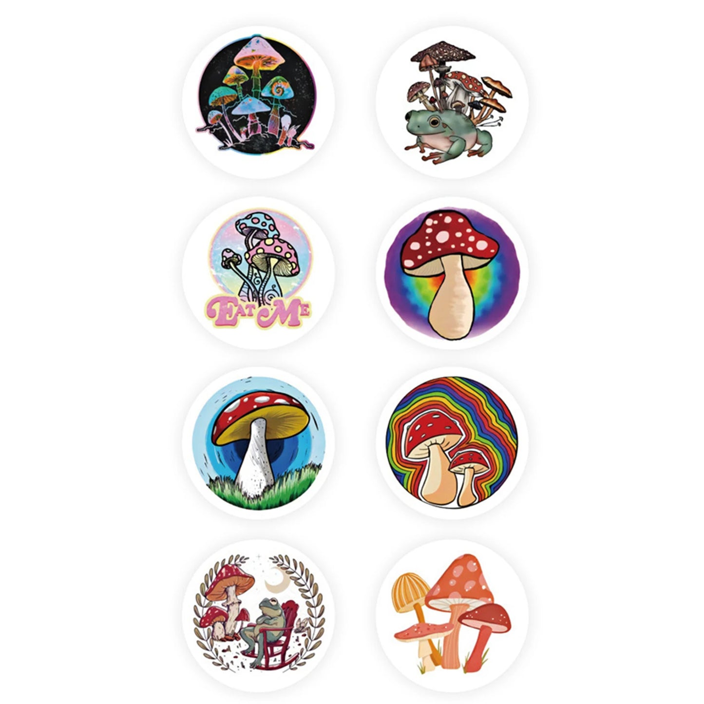100-500pcs Summer Cartoon Handcrafted Decorative Gift Box with Self-adhesive Stickers for Sealing Stationery stickers