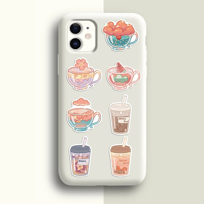 10/30/50Pcs Ins Drink Bottle Stickers Graffiti For Skateboard Notebook Phone Helmet Decal Waterproof Kids Sticker Toy