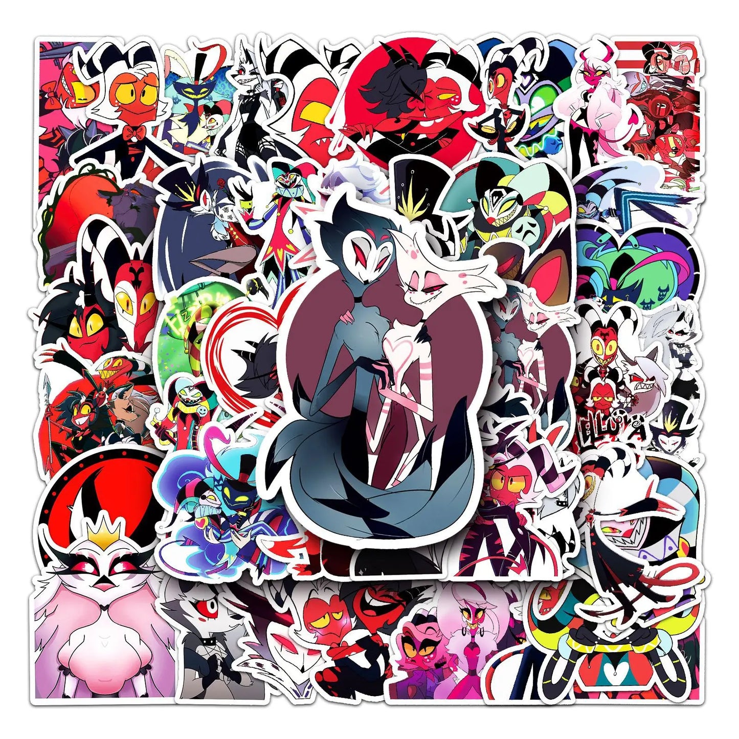 Helluva Boss Anime Stickers Pack - Laptop, Luggage, Motorcycle, Phone Decals