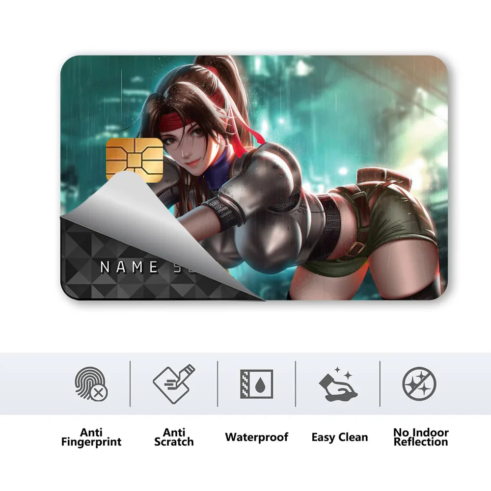 Anime Cat Sticker Case for Credit Card (No Chip)