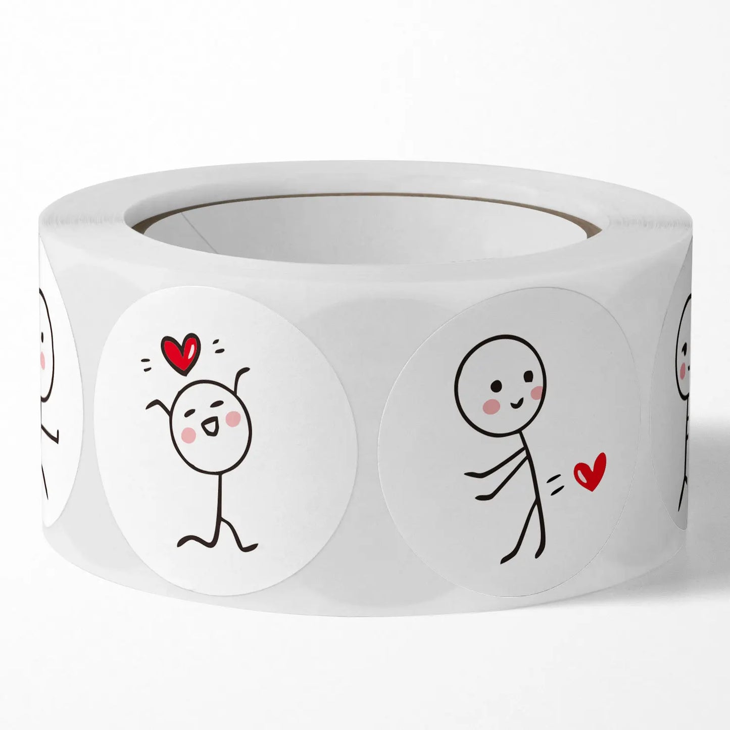 100-500Pcs Stickers Love Labels for Wedding Valentine's Day Holiday Gift Decoration Envelope Sealing Stickers Scrapbooking