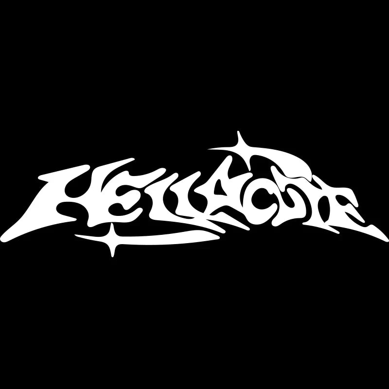 Hellacute Car & Motorcycle Windshield Waterproof Decal