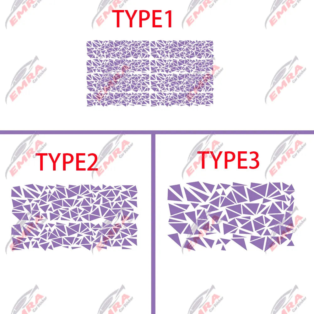 Angular Shape Sticker For Car Motorcycle Sticker Decoration Side Camouflage Kit Wrap Camo Tuning Styling Waterproof Vinyl Decals