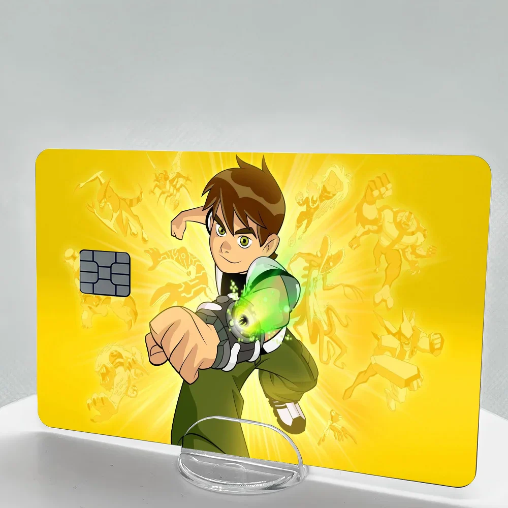 Ben 10 Credit Card Subway Stickers Set (4pcs) Waterproof