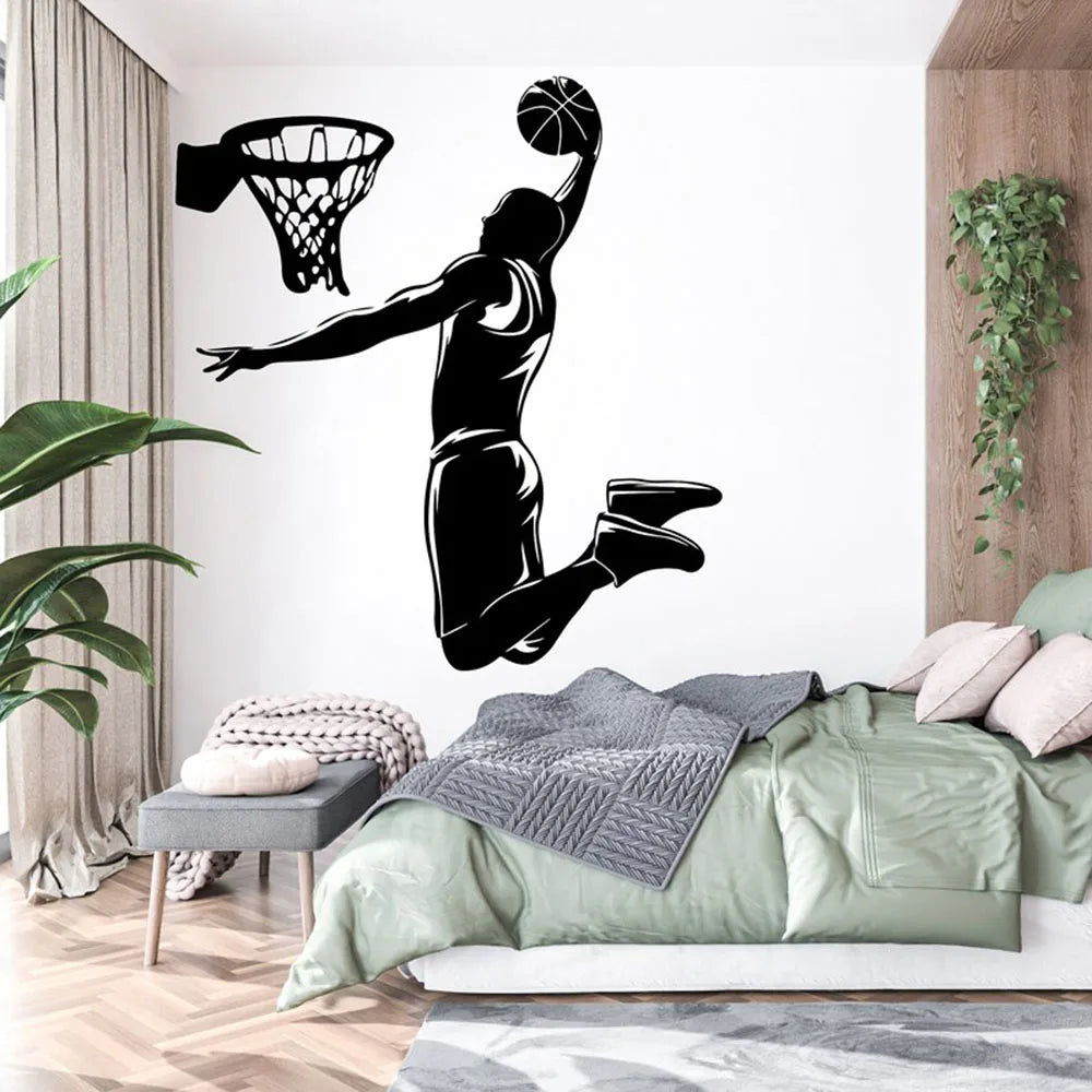 Basketball Wall Decals Vinyl Stickers Kids Room Decor S013