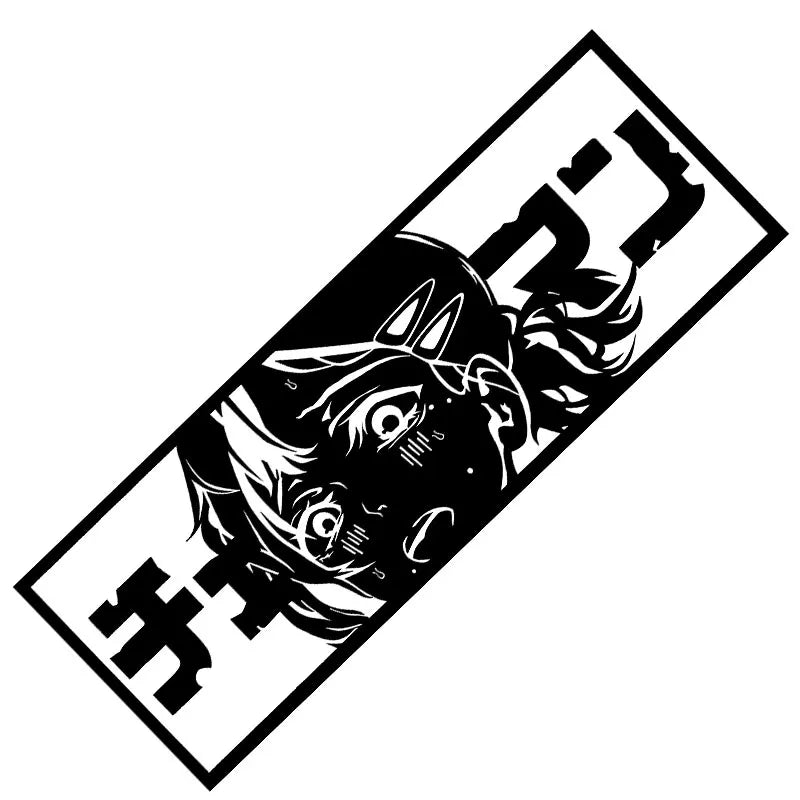 Anime Girl Car Stickers: Window, Bumper, Vinyl Decals