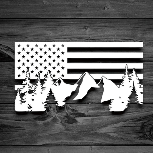 American Flag Car Stickers Vinyl Decals for Windows