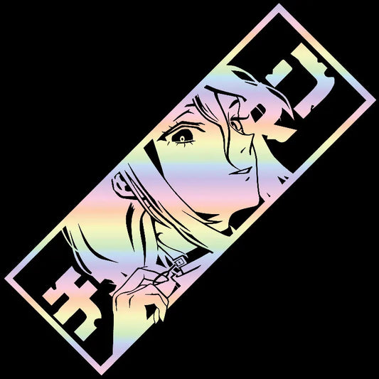 Makima Anime Girl Car Sticker Vinyl Decal