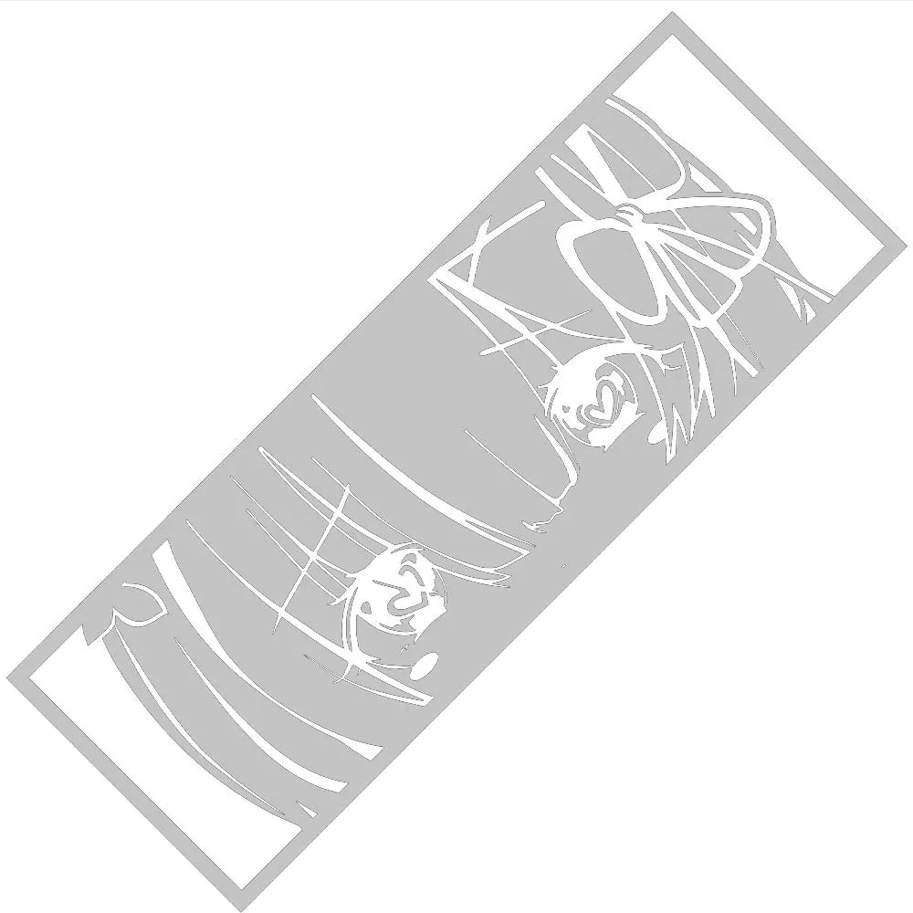 REM Waifu | Best Girl + | Anime Car Sticker Window Decoration Auto Parts Lovely  Stickers Laser Vinyl Decals