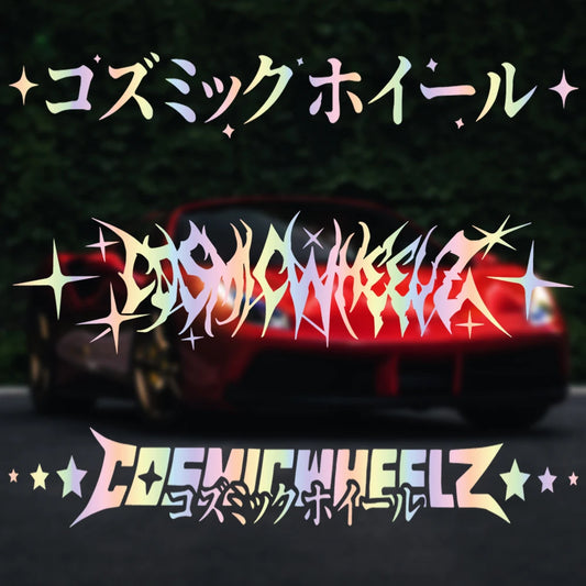 JDM Drift Anime Car Stickers Vinyl Decals