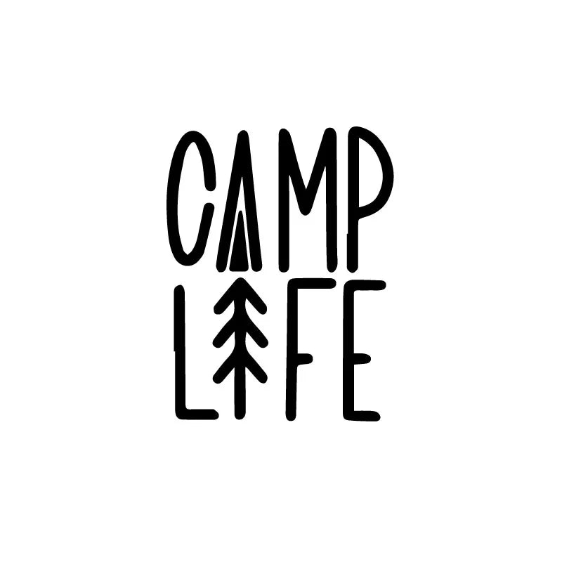 Waterproof Camping Car RV Travel Stickers