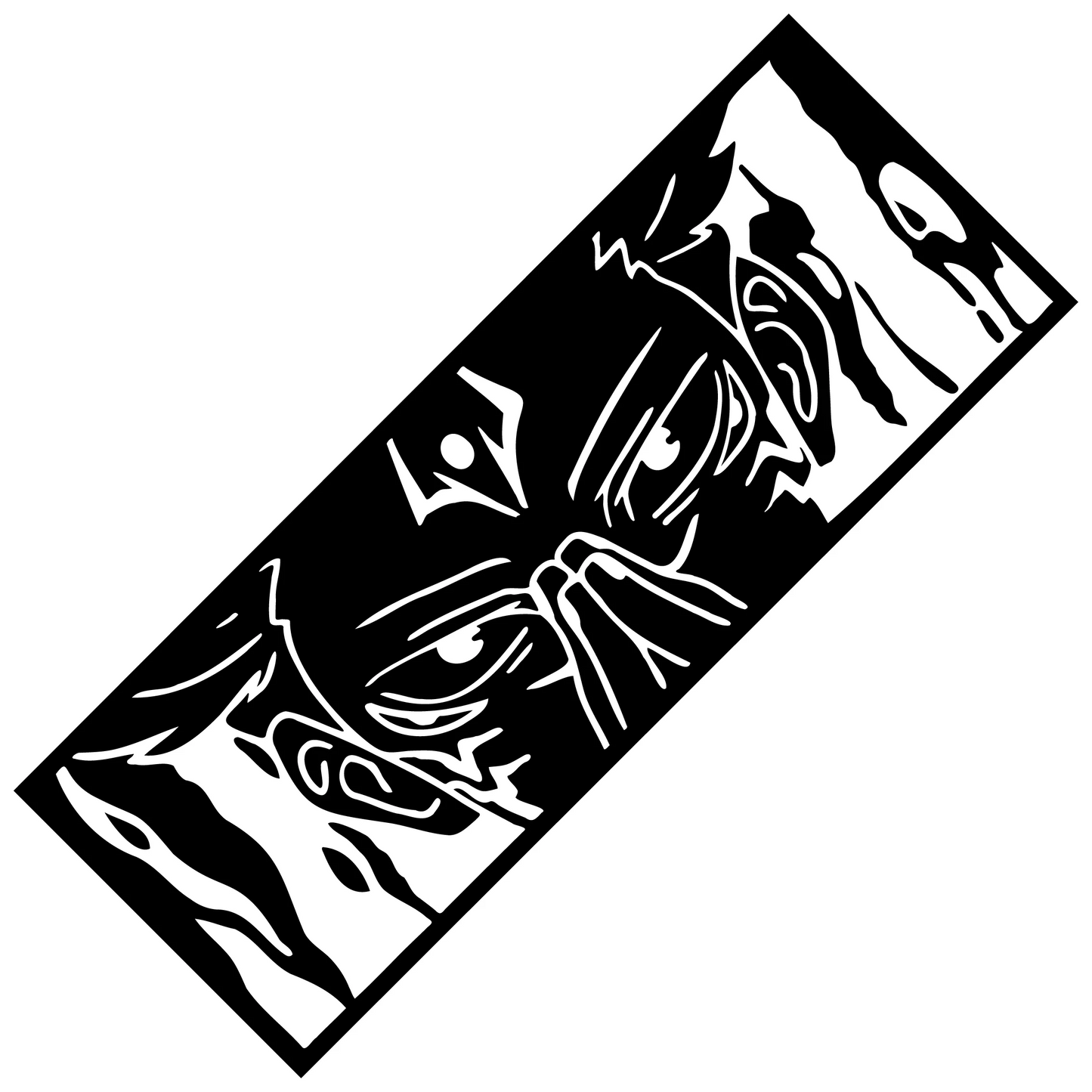 1PCS Car Sticker My Domain Anime Stickers Auto Parts Window Bumper Man And God Personality Decoration Vinyl Decals