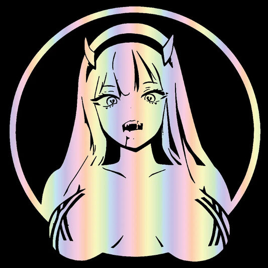 Zero Two Anime Car Sticker | Darling in the FRANXX Decal