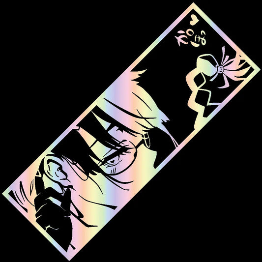 Tsubasa Hanekawa Monogatari Car Decals Laser Vinyl Stickers