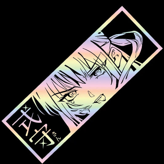 Anime Girl Car Laptop Vinyl Sticker Decals