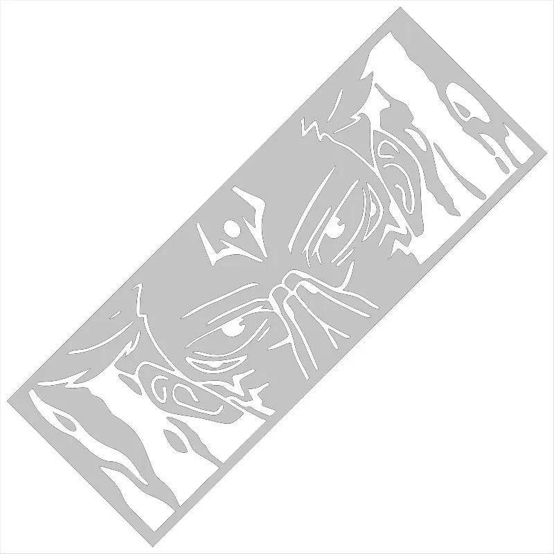 1PCS Car Sticker My Domain Anime Stickers Auto Parts Window Bumper Man And God Personality Decoration Vinyl Decals