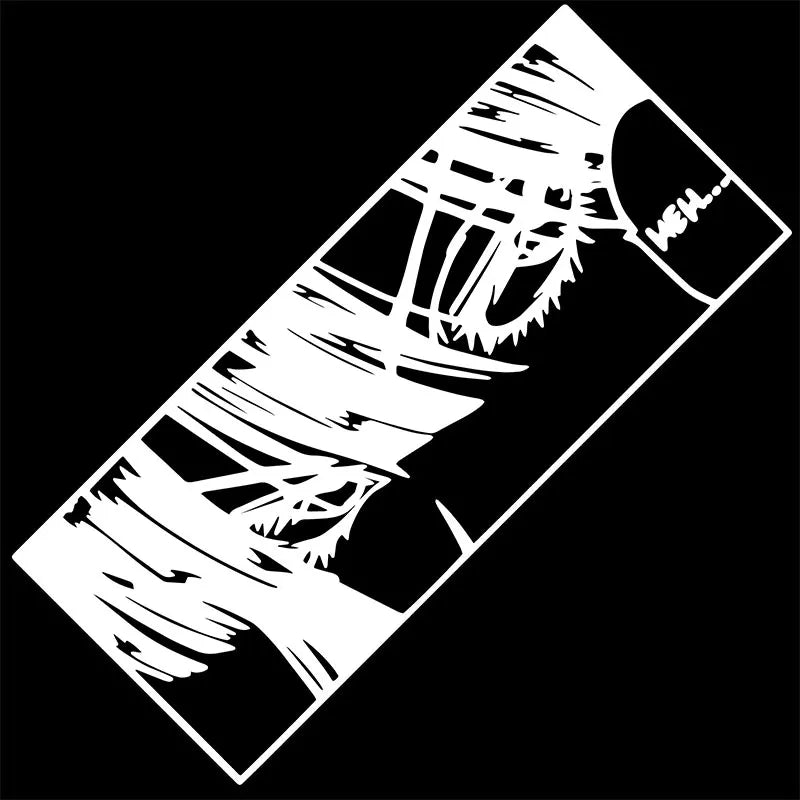 Anime Girl JDM Car Laptop Stickers Vinyl Decals