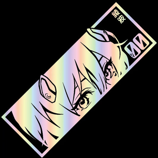 Rei Ayanami 00 Car Sticker Window Decoration Anime Beautiful Girl Stickers Laptop Computer Auto Parts Vinyl Decals