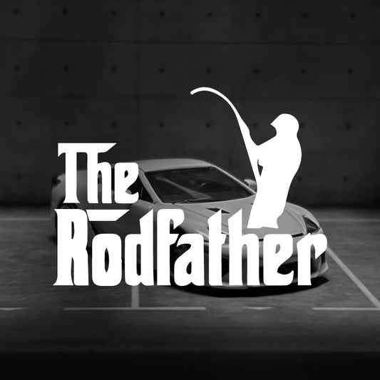 Rodfather Fishing Vinyl Stickers for Cars & Bikes