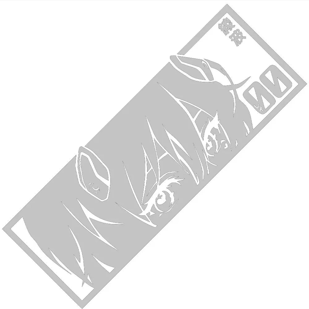 Rei Ayanami 00 Car Sticker Window Decoration Anime Beautiful Girl Stickers Laptop Computer Auto Parts Vinyl Decals