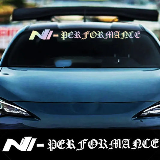 I30N Nthusiast Car Windshield Decal Sticker