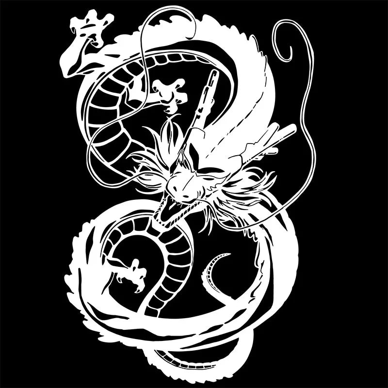 Dragon Anime Car & Laptop Sticker - Waterproof Vinyl Decal