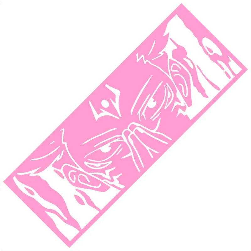 1PCS Car Sticker My Domain Anime Stickers Auto Parts Window Bumper Man And God Personality Decoration Vinyl Decals