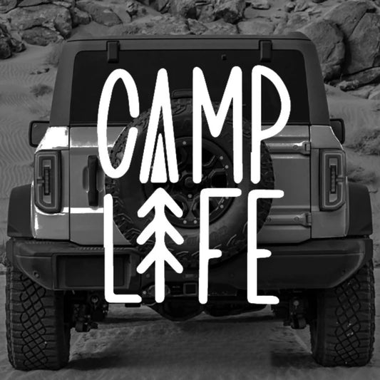 Waterproof Camping Car RV Travel Stickers