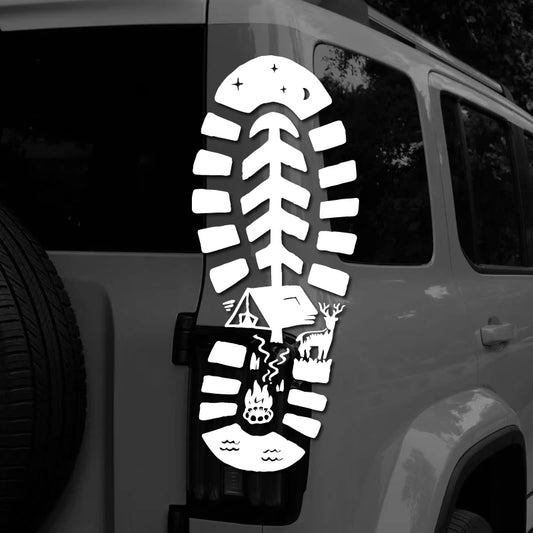 Camping Stickers: Deer, Campfire, Tent for Cars & More