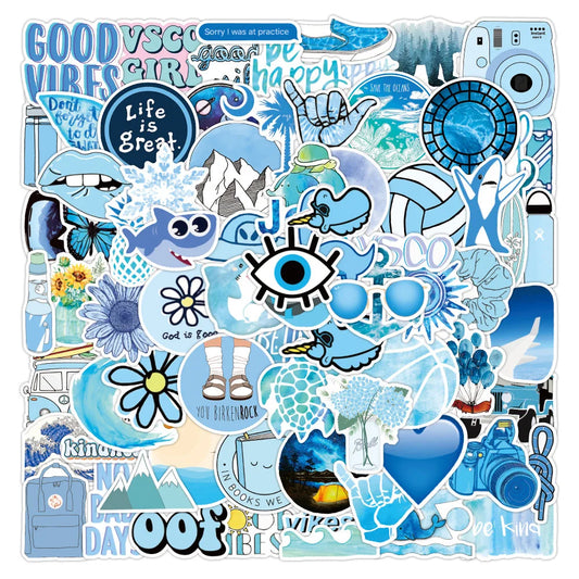 Cute Cartoon Vsco Girl Stickers for Water Bottle, Laptop, Phone, Bike - 10/30/50/100PCS