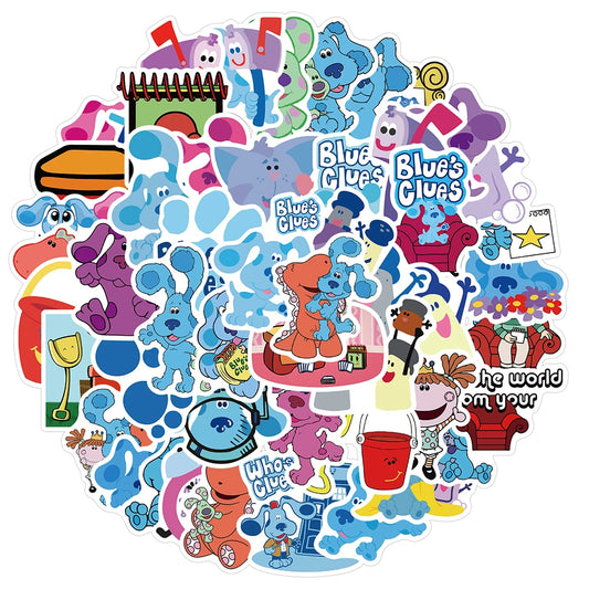 Blue's Clues Cartoon Animal Stickers 10/30/50pcs Waterproof Laptop Guitar Luggage Bicycle Anime Decals